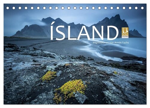 Island Impressionen von Armin Fuchs (Tischkalender 2024 DIN A5 quer), CALVENDO Monatskalender (Calendar)