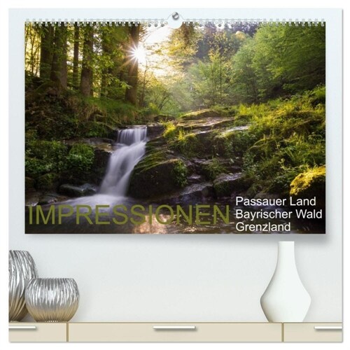 Impressionen Passauer Land, Bayrischer Wald, Grenzland (hochwertiger Premium Wandkalender 2024 DIN A2 quer), Kunstdruck in Hochglanz (Calendar)