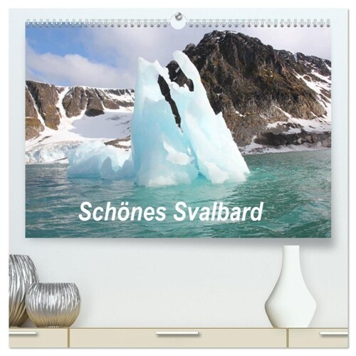 Schones Svalbard (hochwertiger Premium Wandkalender 2024 DIN A2 quer), Kunstdruck in Hochglanz (Calendar)