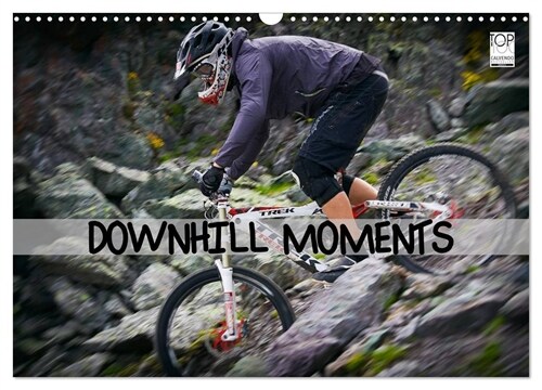 Downhill Moments (Wandkalender 2024 DIN A3 quer), CALVENDO Monatskalender (Calendar)