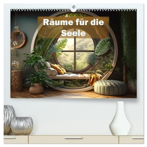 Raume fur die Seele (hochwertiger Premium Wandkalender 2024 DIN A2 quer), Kunstdruck in Hochglanz (Calendar)