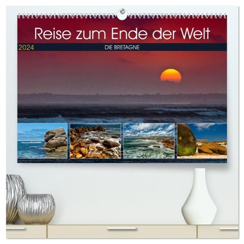 Die Bretagne - Eine Reise zum Ende der Welt (hochwertiger Premium Wandkalender 2024 DIN A2 quer), Kunstdruck in Hochglanz (Calendar)