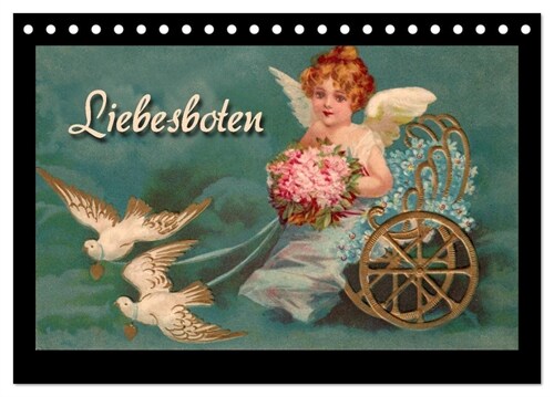 Liebesboten (Tischkalender 2024 DIN A5 quer), CALVENDO Monatskalender (Calendar)