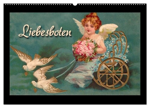 Liebesboten (Wandkalender 2024 DIN A2 quer), CALVENDO Monatskalender (Calendar)