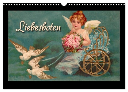 Liebesboten (Wandkalender 2024 DIN A3 quer), CALVENDO Monatskalender (Calendar)