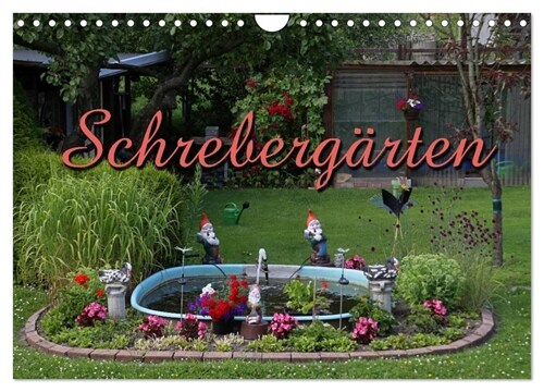 Schrebergarten (Wandkalender 2024 DIN A4 quer), CALVENDO Monatskalender (Calendar)