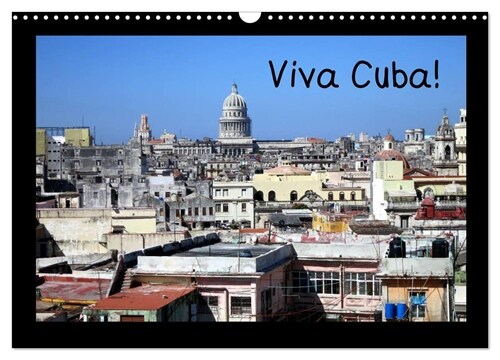 Viva Cuba! (Wandkalender 2024 DIN A3 quer), CALVENDO Monatskalender (Calendar)