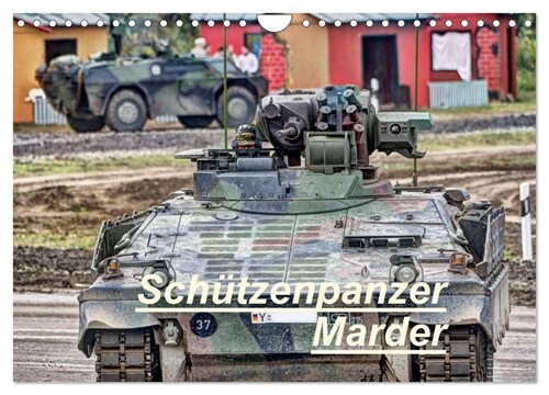 Schutzenpanzer Marder (Wandkalender 2024 DIN A4 quer), CALVENDO Monatskalender (Calendar)