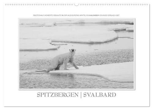 Spitzbergen Svalbard (Wandkalender 2024 DIN A2 quer), CALVENDO Monatskalender (Calendar)