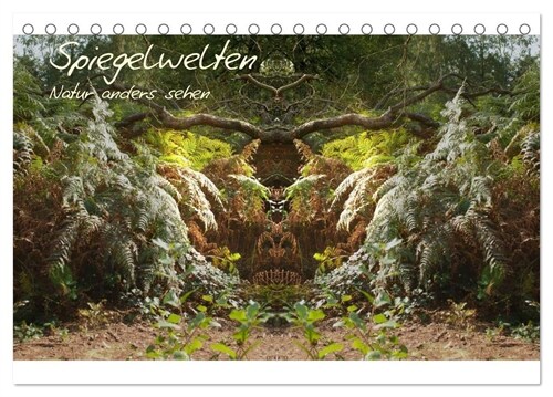 Spiegelwelten - Natur anders sehen (Tischkalender 2024 DIN A5 quer), CALVENDO Monatskalender (Calendar)