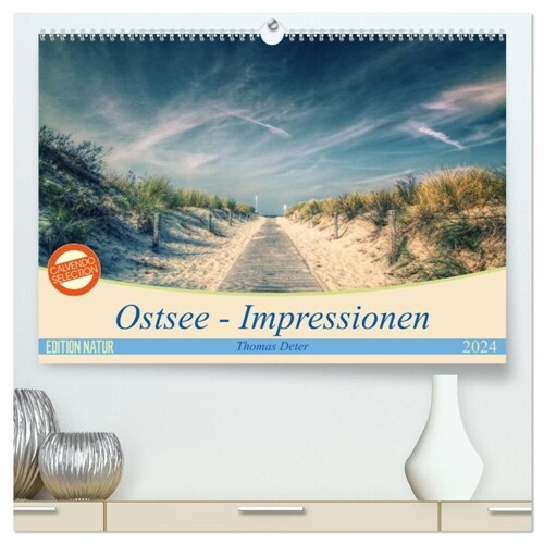 Ostsee - Impressionen (hochwertiger Premium Wandkalender 2024 DIN A2 quer), Kunstdruck in Hochglanz (Calendar)