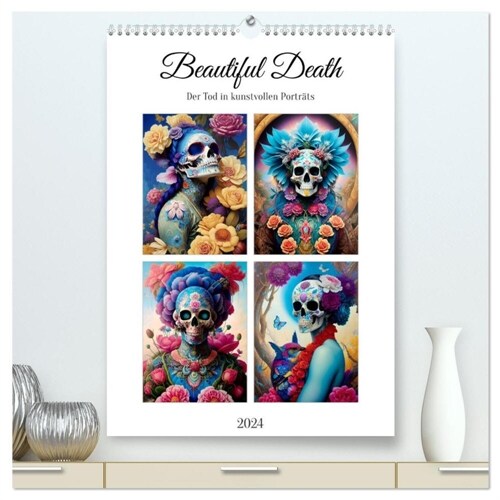 Beautiful Death (hochwertiger Premium Wandkalender 2024 DIN A2 hoch), Kunstdruck in Hochglanz (Calendar)