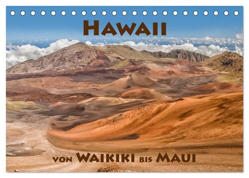 Hawii von Waikiki bis Maui (Tischkalender 2024 DIN A5 quer), CALVENDO Monatskalender (Calendar)
