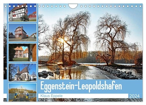 Eggenstein-Leopoldshafen (Wandkalender 2024 DIN A4 quer), CALVENDO Monatskalender (Calendar)