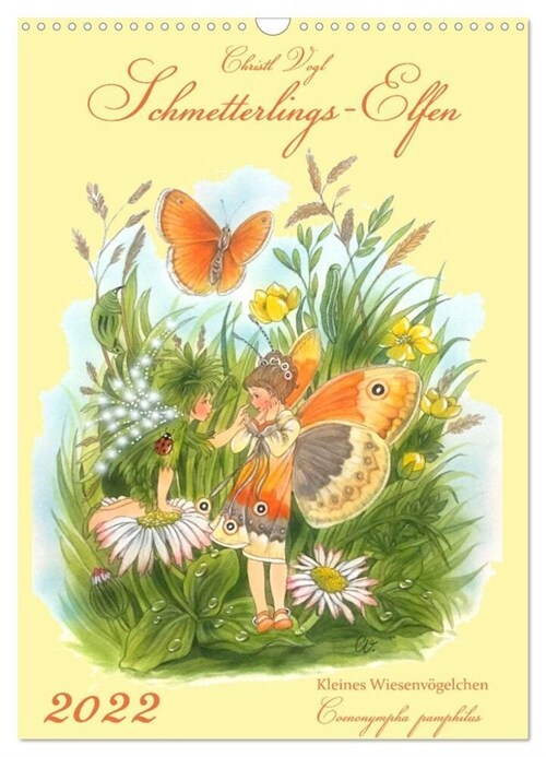 Schmetterlings-Elfen (Wandkalender 2024 DIN A3 hoch), CALVENDO Monatskalender (Calendar)