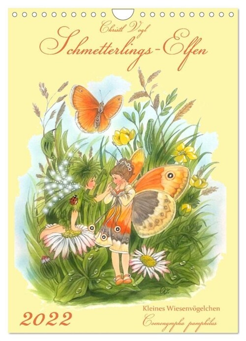 Schmetterlings-Elfen (Wandkalender 2024 DIN A4 hoch), CALVENDO Monatskalender (Calendar)