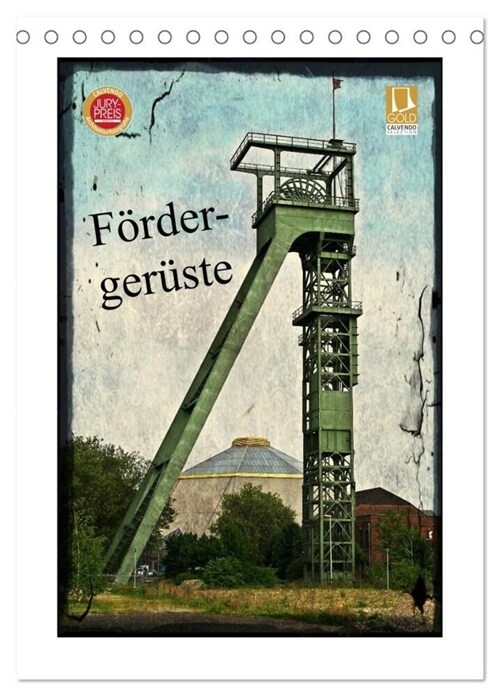 Fordergeruste (Tischkalender 2024 DIN A5 hoch), CALVENDO Monatskalender (Calendar)