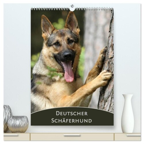 Deutscher Schaferhund (hochwertiger Premium Wandkalender 2024 DIN A2 hoch), Kunstdruck in Hochglanz (Calendar)