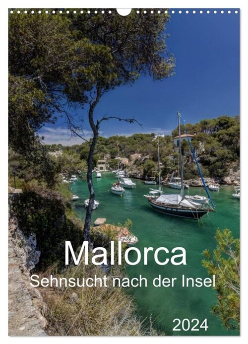 Mallorca - Sehnsucht nach der Insel (Wandkalender 2024 DIN A3 hoch), CALVENDO Monatskalender (Calendar)