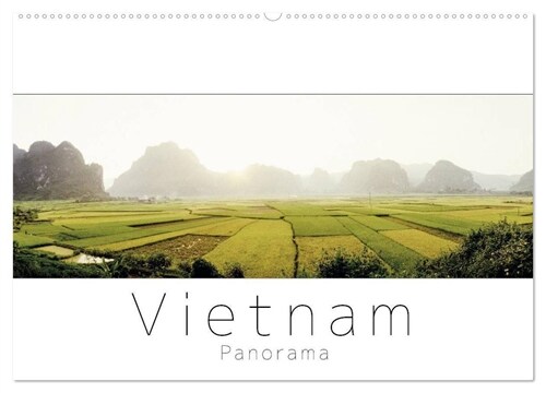 Vietnam Panorama (Wandkalender 2024 DIN A2 quer), CALVENDO Monatskalender (Calendar)