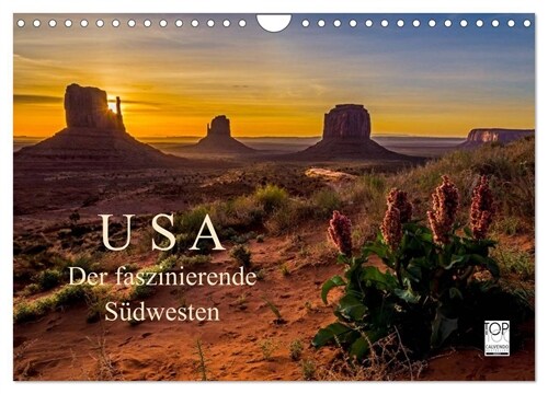 USA Der faszinierende Sudwesten (Wandkalender 2024 DIN A4 quer), CALVENDO Monatskalender (Calendar)