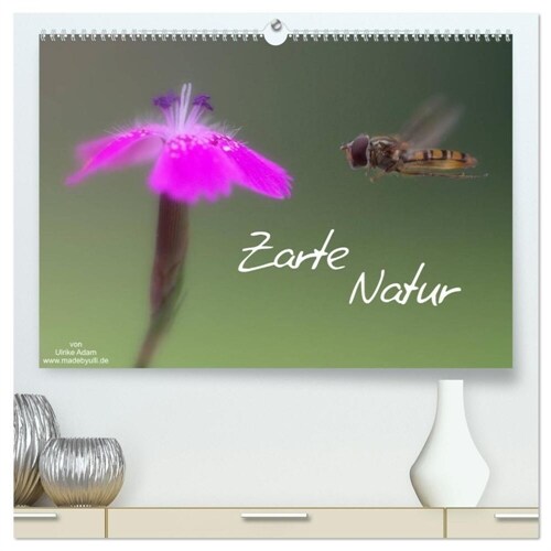 Zarte Natur 2024 (hochwertiger Premium Wandkalender 2024 DIN A2 quer), Kunstdruck in Hochglanz (Calendar)