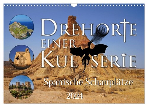 Drehorte einer Kultserie (Wandkalender 2024 DIN A3 quer), CALVENDO Monatskalender (Calendar)