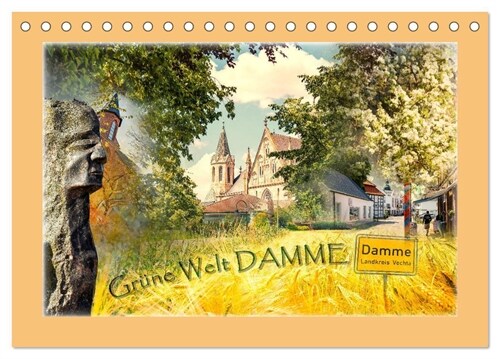 Grune Welt DAMME (Tischkalender 2024 DIN A5 quer), CALVENDO Monatskalender (Calendar)