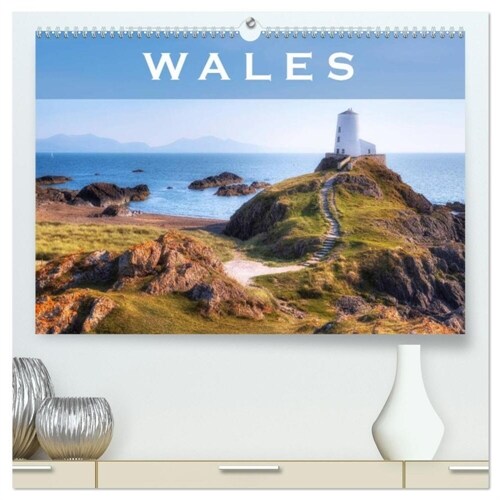 Wales (hochwertiger Premium Wandkalender 2024 DIN A2 quer), Kunstdruck in Hochglanz (Calendar)