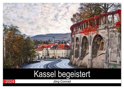 Kassel begeistert (Wandkalender 2024 DIN A2 quer), CALVENDO Monatskalender (Calendar)