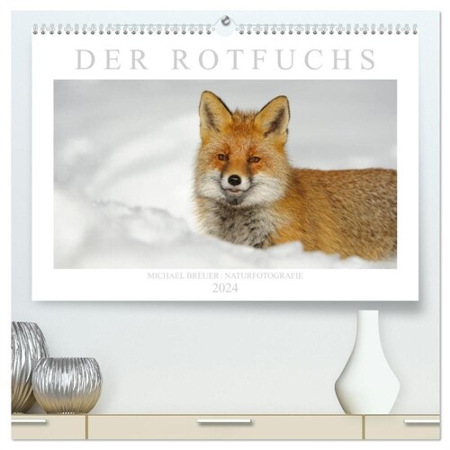 Der Rotfuchs (hochwertiger Premium Wandkalender 2024 DIN A2 quer), Kunstdruck in Hochglanz (Calendar)