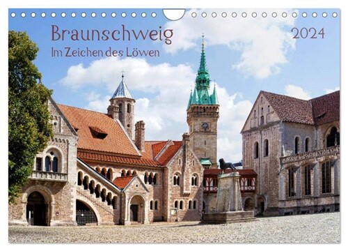 Braunschweig Im Zeichen des Lowen (Wandkalender 2024 DIN A4 quer), CALVENDO Monatskalender (Calendar)