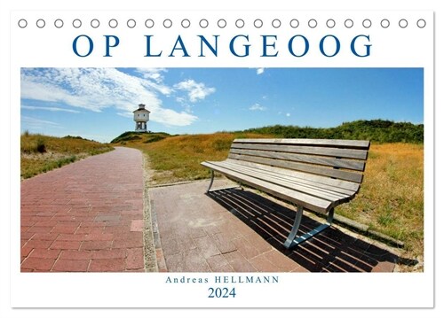 OP LANGEOOG (Tischkalender 2024 DIN A5 quer), CALVENDO Monatskalender (Calendar)