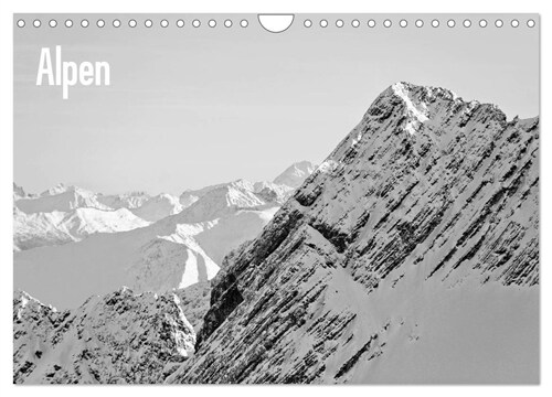 Alpen (Wandkalender 2024 DIN A4 quer), CALVENDO Monatskalender (Calendar)