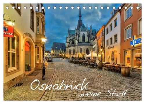 Osnabruck ...meine Stadt (Tischkalender 2024 DIN A5 quer), CALVENDO Monatskalender (Calendar)