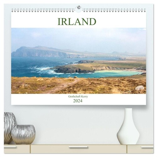 Irland - Grafschaft Kerry (hochwertiger Premium Wandkalender 2024 DIN A2 quer), Kunstdruck in Hochglanz (Calendar)