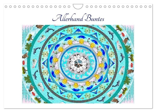 Allerhand Buntes (Wandkalender 2024 DIN A4 quer), CALVENDO Monatskalender (Calendar)