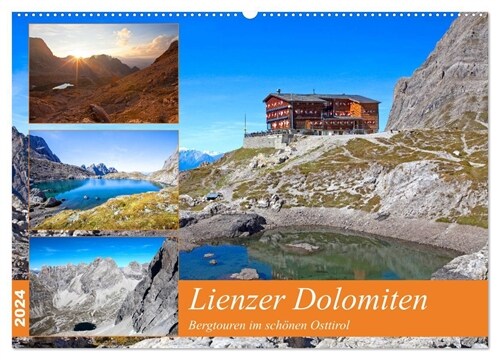 Lienzer Dolomiten (Wandkalender 2024 DIN A2 quer), CALVENDO Monatskalender (Calendar)