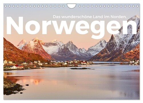 Norwegen - Das wunderschone Land im Norden. (Wandkalender 2024 DIN A4 quer), CALVENDO Monatskalender (Calendar)