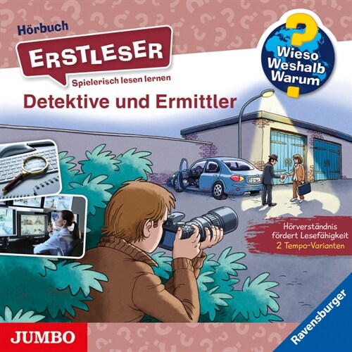 Wieso Weshalb Warum Erstleser. Detektive und Ermittler, Audio-CD (CD-Audio)