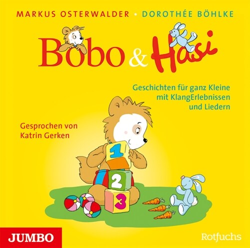 Bobo und Hasi. Geschichten fur ganz Kleine mit KlangErlebnissen und Liedern, Audio-CD (CD-Audio)