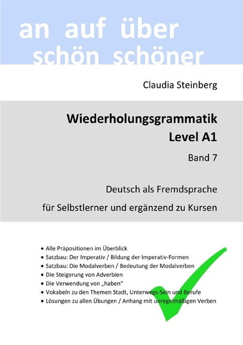 DaF - Wiederholungsgrammatik A1 - Band 7 (Paperback)