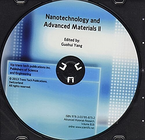 Nanotechnology and Advanced Materials II (CD-ROM)