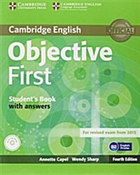 Objective First Teachers Pack (Students Book with Answers and CD-ROM, Workbook with Answers and Audio CD) (Package, 4 Revised edition)