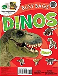 Busy Bags Dinos [With Mask and Crayons] (Paperback)