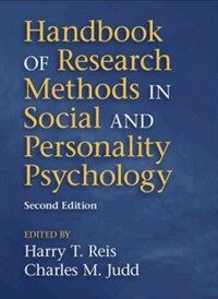 Handbook of research methods in social and personality psychology 2nd ed
