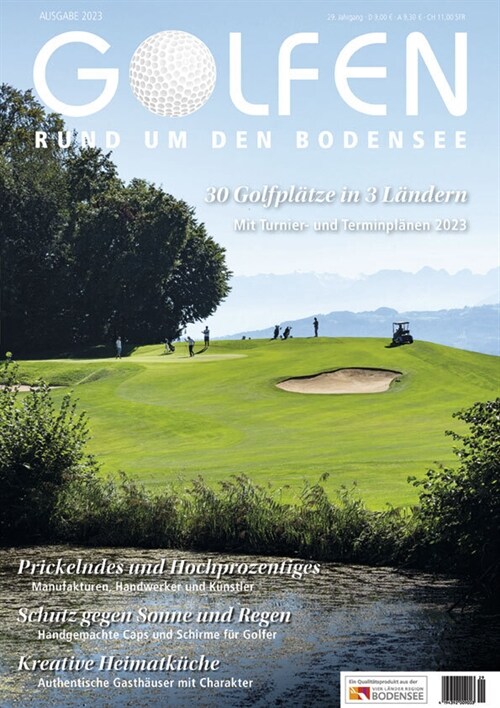 Golfen rund um den Bodensee 2023 (Pamphlet)