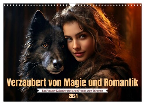 Verzaubert von Magie und Romantik (Wandkalender 2024 DIN A3 quer), CALVENDO Monatskalender (Calendar)