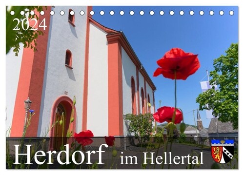 Herdorf im Hellertal (Tischkalender 2024 DIN A5 quer), CALVENDO Monatskalender (Calendar)