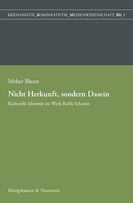 Nicht Herkunft, sondern Dasein (Paperback)